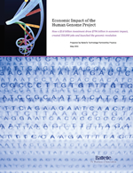 Cover of Economic Impact of the Human Genome Project.